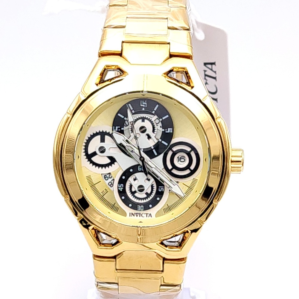 Invicta S1 Rally 79012 Gold Men's Watch NWT